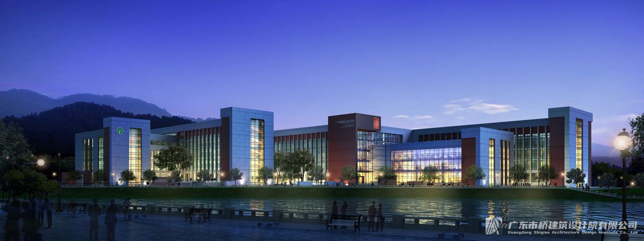 番禺職業(yè)技術學院夜景